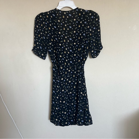 Reformation Lucky Wrap Dress in Posie - Picture 3 of 5